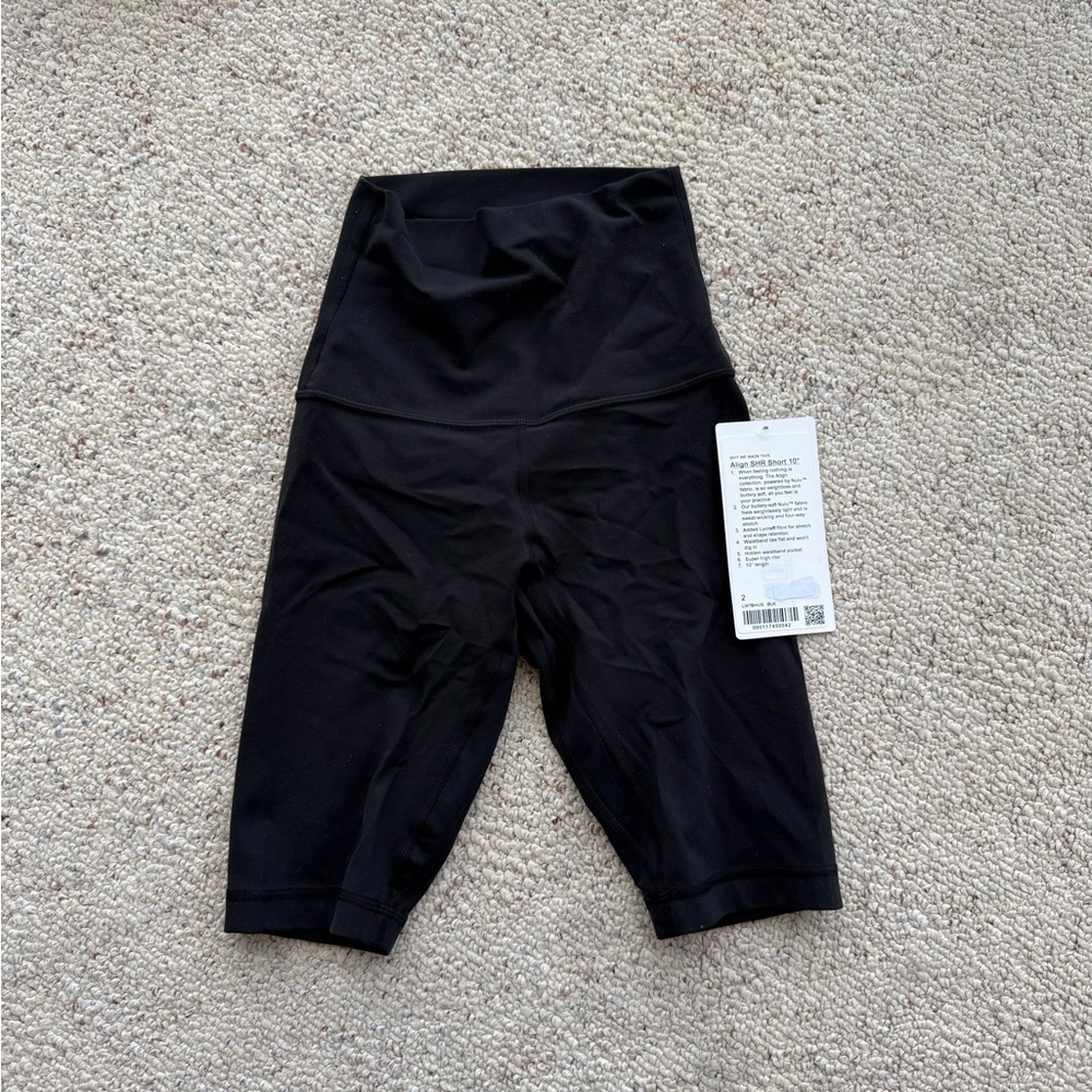 Lululemon Align Super High Rise Short 10” Black